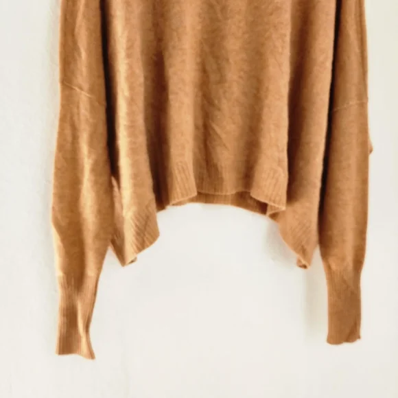 NWT Free People Cashmere Sweater Tan Small Medium - Picture 6 of 10